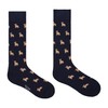 PS Paul Smith Men's Bulldog Socks, Blue, One Size