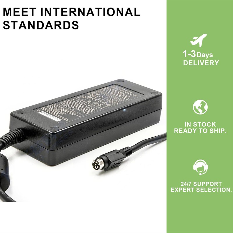 FerroFab GST120A12-R7B 12V 8.5A 120W AC-DC Industrial Power Supply, Green