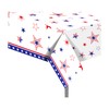 Lide Road 2 Pcs Patriotic Party Tablecloth, 4th of July