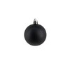 Plastic Christmas Baubles Black 2 Sets - 68 Pieces Diameter