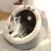 Casa Y Cama Gato Plegable Con Cojín Suave Para Mascota