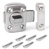 DELSEN Bathroom Latch Rotate Bolt Zinc Alloy Security Door Slide