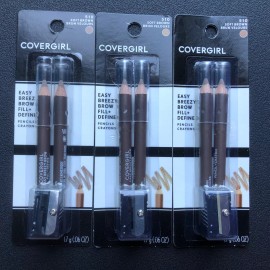 COVERGIRL 3* COVERGIRL Liner Easy Breezy Brow Fill + Define Pencils #510 Soft Brown