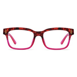 Reducblu Stylish Two Tone Reading Glasses for Women - Tortoise Purple Frame +1.50