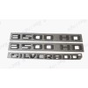 GM Auto Gloss Black Doors 3500HD Tailgate Silverado LTZ Emblems