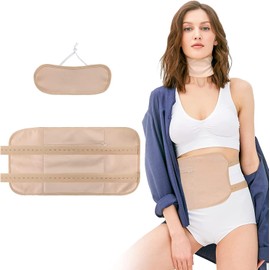 Envoltura de Aceite de Ricino para el Cuello de la Cintura, Cinturn de Cintura para el Cuidado del Aceite de Ricino, Parche de Cintura Reutilizable...