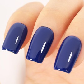 TUTUYU Deep Ocean Navy Blue Gel Nail Polish,0.51 Fl Oz UV/LED Soak Off Dark Blue Gel Polish for Manicure Salon and Nail Art Starter,Gel Nail Polish Kit Gifts for Women Girls - GP0060