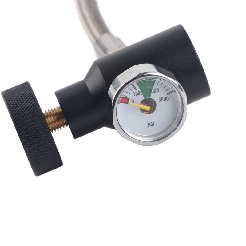 CGA-320 CO2 Cylinder Refill Adapter with Hose For Filling Soda
