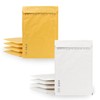 m-office 10 x Kraft White Bubble Mailers Mailing Bags for