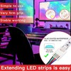 4 Pin RGB Led Connectors for Strip Lights 10mm Wide