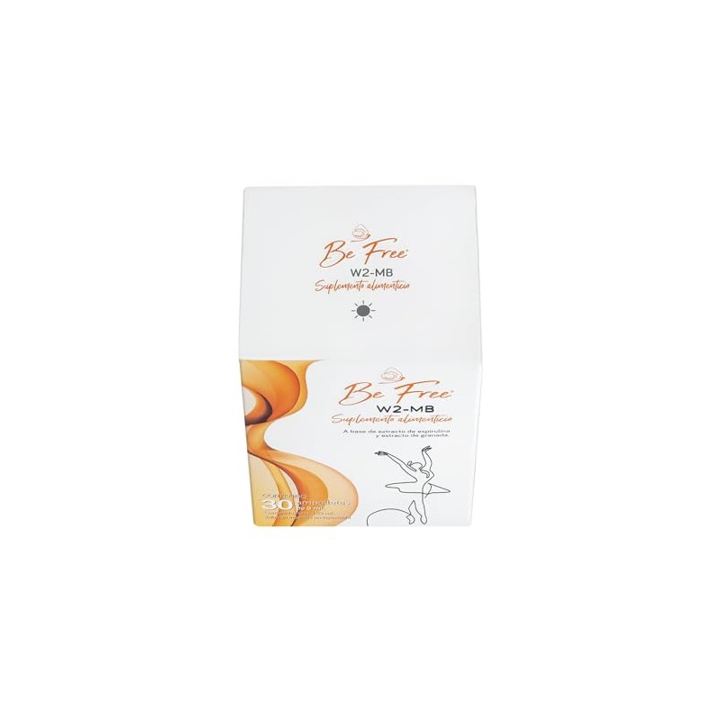 Be Free - W2-MB, Suplemento Alimenticio, 30 Ampolletas de 5ml,