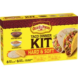 Old El Paso Taco Dinner Kit, Hard & Soft, 11.4 oz