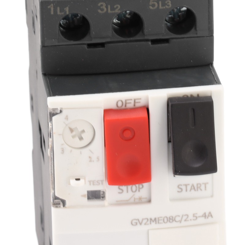 Electric Circuit Breaker Motor Start Stop Protection Switch 35mm Guide