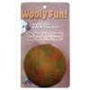 One Pet Planet 86002 2-Inch Wooly Fun Ball Dog Toy