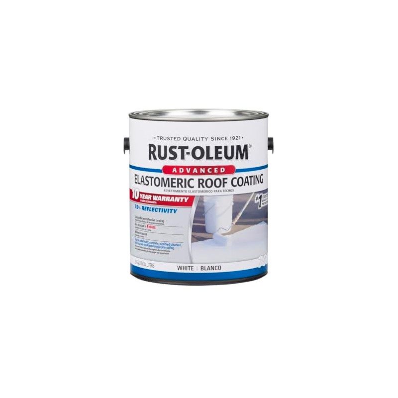 Rust-Oleum 301903 10 Year Elastomeric Roof Coating white gal