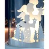 WeRChristmas Pre-Lit Christmas Dome Angel Decoration, Multi-Colour, 18cm