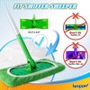 KEEPOW Reusable Microfiber Mop Pads Compatible with Swiffer Sweeper, 4