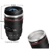 Camera Lens Coffee Cups Stainless Steel Insert 350 ml