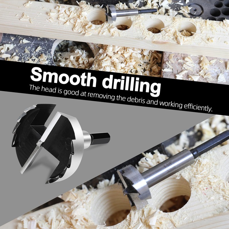 2-1/4 Inch Forstner Bit for Woodworking,2-1/4" Forstner Drill Bit for