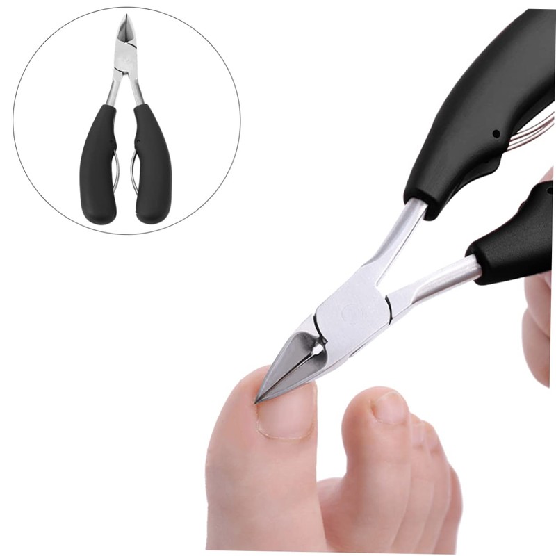FRCOLOR 1pc Toenail Nipper Ergonomic Thick Toe Nail Clippers Precision