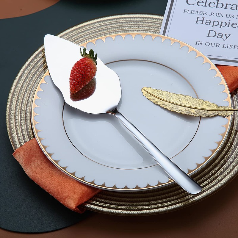 Wedding Cake Knife and Server Set, Stainless Steel Cake Cutting