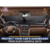 EcoNour Car Windshield Sun Shade Offers Ultimate Protection Medium 64"x32"