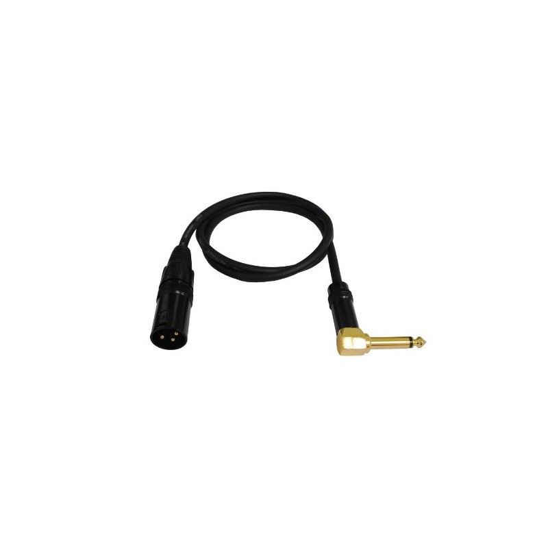 Audio 2000s E17103 1/4' TS Right Angle to XLR Male