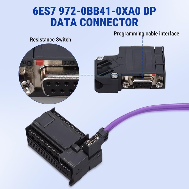 Uadme Profibus Plug, 6ES7 972-0BB41-0XA0 DP Plug Profibus Bus Connection