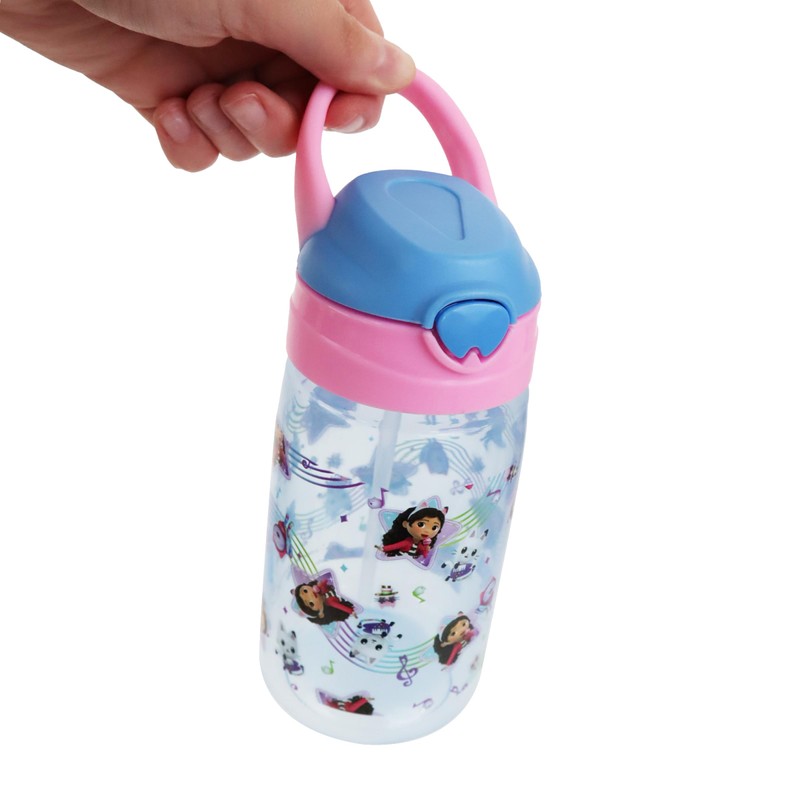 GABBY'S Dollhouse Water Bottle with Soft Handle 430ML