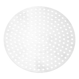PATIKIL 5.9 Inch Diameter 304 Stainless Steel Perforated Sheet, 0.16 Inch Hole 19GA Expanded Metal Mesh Round Disc Plate Screen Decorative Nets for Ventilation Grille Smoking, Silver Tone
