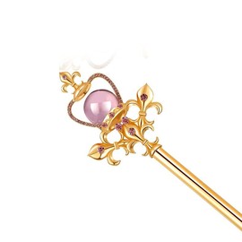 HAIQILIN Queen Scepter Princess Wands for Women Sceptor Pink