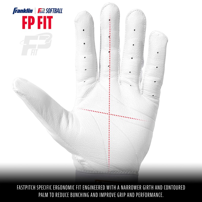 Franklin Sports USA Softball Women's Batting Gloves - CFX Pro