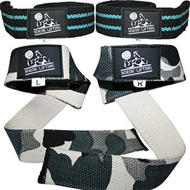 Correas de elevación (2 pares/4 correas) para levantamiento de pesas, entrenamiento cruzado, entrenamiento, gimnasio, levantamiento de pesas, apoyo para mujeres y hombres, equipo y accesorios de alta