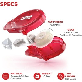 Glue Tape Roller Adhesive Roller for Scrapbooking Double Sided Glue Tape Roller Photo Tape – 4 pc