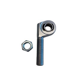 Single Right Hand Offset Heim Joint Rod End – 3/4" Bore x 7/8"-14 Shank with Jam Nut | Heavy-Duty Steering & Suspension Rod End for Off-Road, Racing, UTV & Fabrication