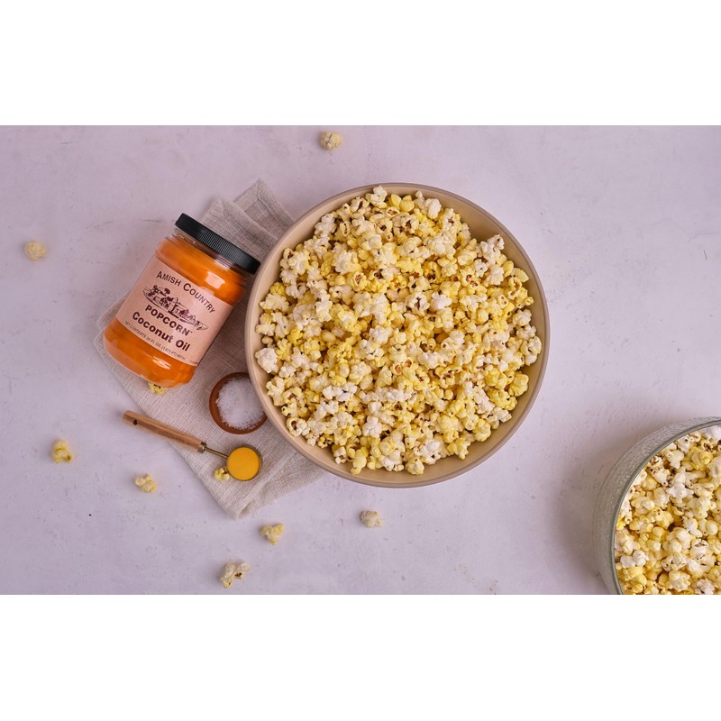 Amish Country Popcorn | Coconut Oil | Vegan, Tree Nut