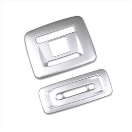 RUIQ Toyota New Prius 60 Series Interior Front and Rear Room Lamp Panel Cover Garnish for Toyota Prius Exclusive Design (Satin Silver)