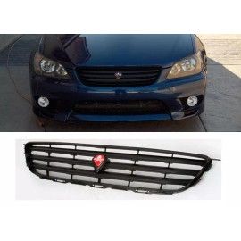 Sdeelcase For 01-05 LEXUS IS300 Front Bumper Matt Black Grille Grill w/ JDM ALTEZZA EMBLEM