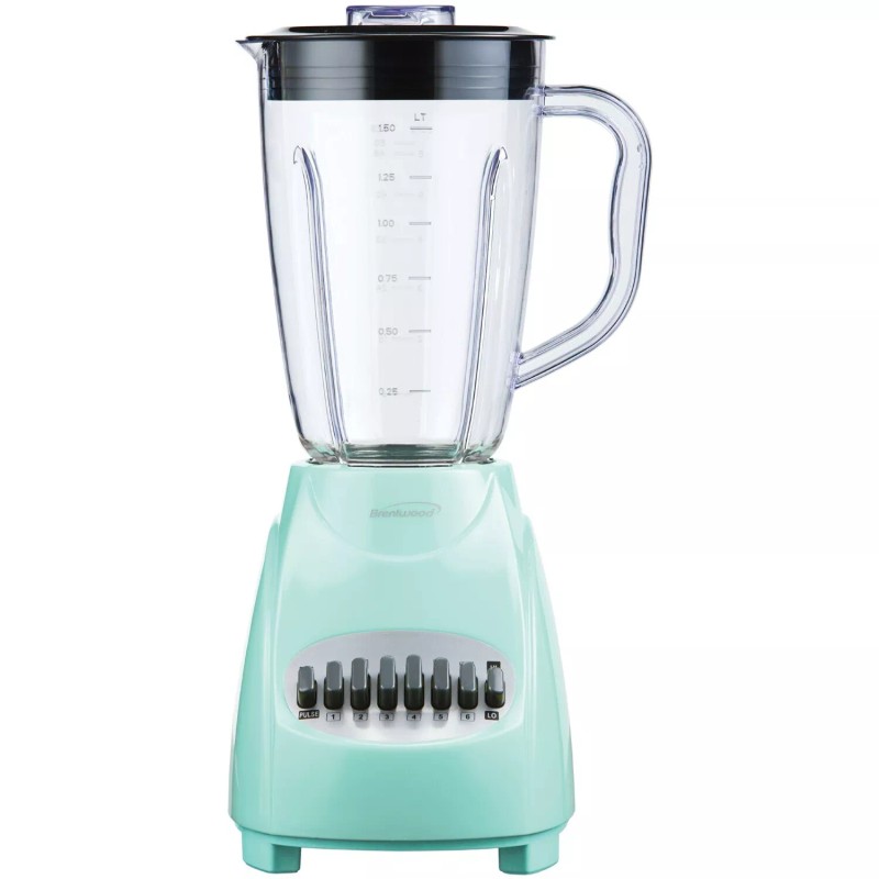 BRENTWOOD JB-220BL 50-Ounce 12-Speed + Pulse Blender (Blue)