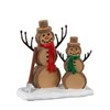 LEMAX 34095 LOG SNOWMEN