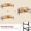 Tajsoon Expandable Shoe Rack for Closet 1 Tier, 28“-41“Adjustable &