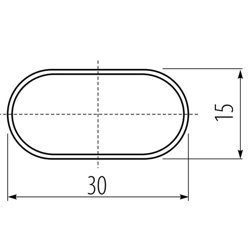 Wardrobe Hanging Rail 414mm Kit Pole Tube Bar Clothes Set