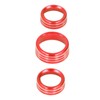Air Conditioner Switch CD Button Knob Cover Trim Aluminium Alloy