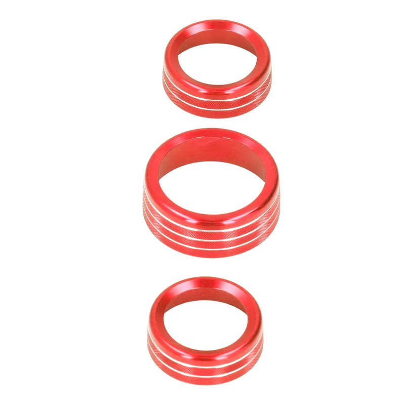 Air Conditioner Switch CD Button Knob Cover Trim Aluminium Alloy