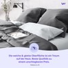 Wolkenfeld Satin Cushion Cover 80 x 80 cm Cotton Incredibly
