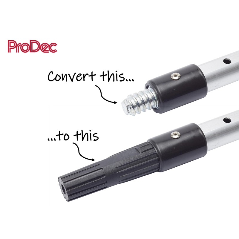 ProDec Extension Pole Adaptor - Converts Screw Fit Extension Poles