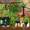 Eledom 55FT Quick-Connect Drip Irrigation Kit, Garden Watering System DIY