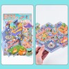 2 Sets 3D Fun Large Size House Sticker Scenes with