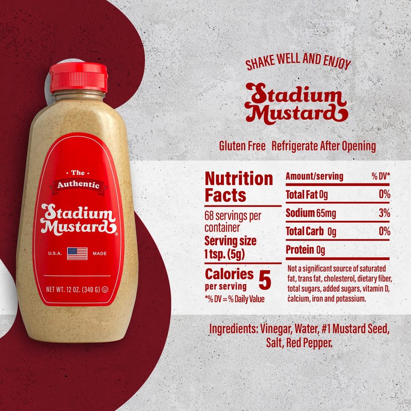 Stadium Mustard, 12 oz