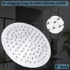 Rain Shower Head, Katezon High Pressure Rainfall Showerhead Stainless Steel,